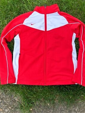 vintage Nike "The Athletic Dept" track jacket Size L Read DISCRIMINATION!!
